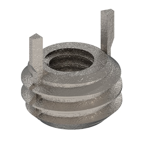 Zoro Select Key Locking Thread Insert, Thin Wall, 2 Keys, M2.5-0.45 Int Thrd Sz, M4.5-0.75 Ext Thrd Sz, 10 PK 217-076383