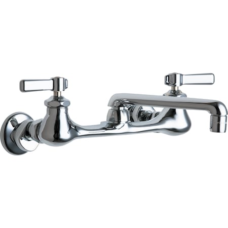 Chicago Faucet Manual Sink Faucet, 7-1/4" - 8-3/4" Mount, Chrome plated 540-LDE29ABCP