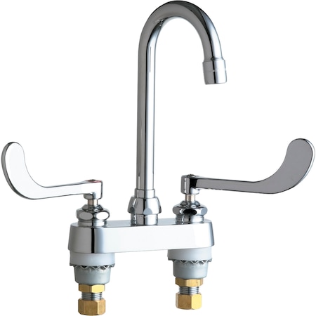 Chicago Faucet Manual Bar/Pantry Faucet, 4" Mount, Chrome plated 895-319ABCP