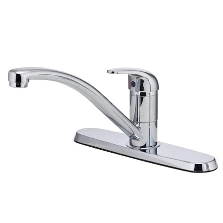 Pfister Series Single Handle Kitchen Faucet Chro, 8" Mount, 3 Hole Residential G134-5000