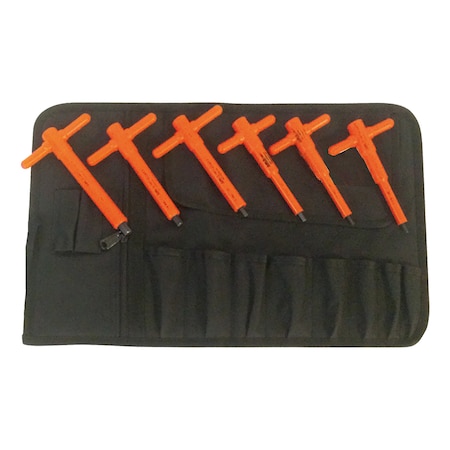 Itl 1000V Insulated Imperial T-Handle Hex Key Set, 6-Piece 02667