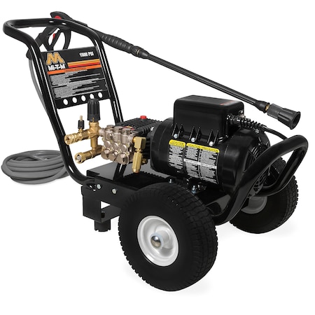 Mi-T-M Light Duty 1500 psi 2.0 gpm Cold Water Electric Pressure Washer JP-1502-4ME1