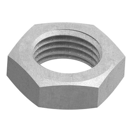 Zoro Select Jam Nut, M36-4.00, Carbon Steel, Class 4, Zinc Plated, 18 mm Ht JN98036000