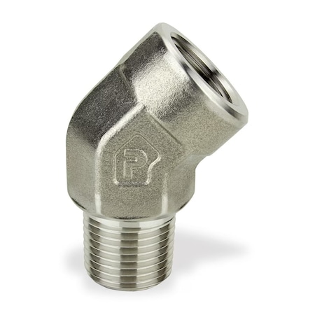 Parker 45 Street Elbow, 316 SS, 1/2 in, NPT 8-8 SVE-SS