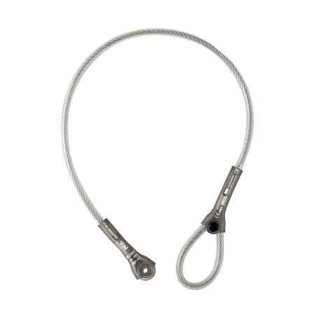 Petzl WIRE STROP Anchor Strap, 100 cm, 6.5 mm Diameter Galvanized Steel with Two Sized Terminations G200AA01
