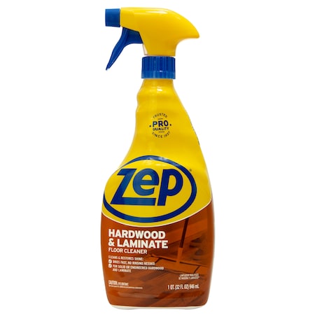 Zep Hardwood and Lam Floor Cleaner, 32oz, PK12 ZUHLF32