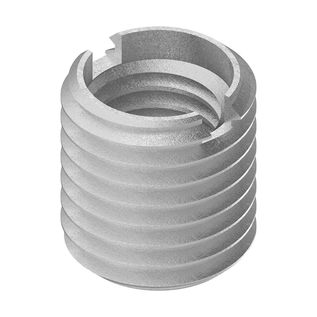 Zoro Select Standard Wall Self Locking Thread Insert, M12-1.75 Int Thrd Sz, 316 Stainless Steel 416-12