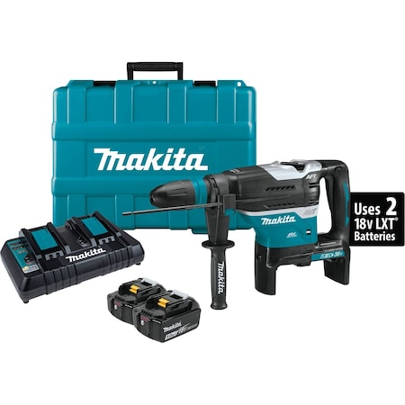 Makita 36V (18V X2) LXT BL 1-9/16" SDS-MAX Rotary Hammer Kit, AWS (5.0Ah) XRH07PTUN