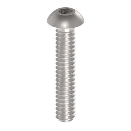 Zoro Select No. 6-32 x 3/4 in Torx Button Standard Machine Screw, Unfinished A286 Stainless Steel ZBM131-286