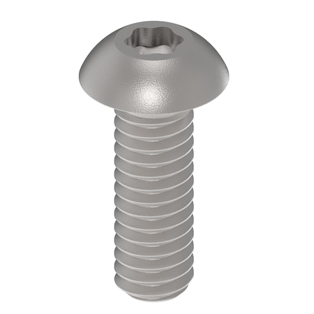 Zoro Select No. 8-32 x 1/2 in Torx Button Standard Machine Screw, Unfinished A286 Stainless Steel ZBM178-286