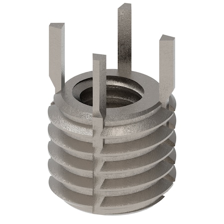 Zoro Select Key Locking Thread Insert, Heavy Wall, 4 Keys, 5/16"-18 Int Thrd Sz, 1/2"-13 Ext Thrd Sz, 10 PK 217-077303