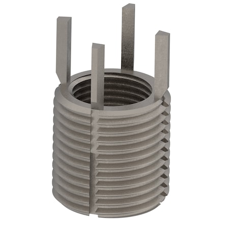 Zoro Select Key Locking Thread Insert, Heavy Wall, 4 Keys, M18-1.50 Int Thrd Sz, M24-2.00 Ext Thrd Sz, 10 PK 217-077572