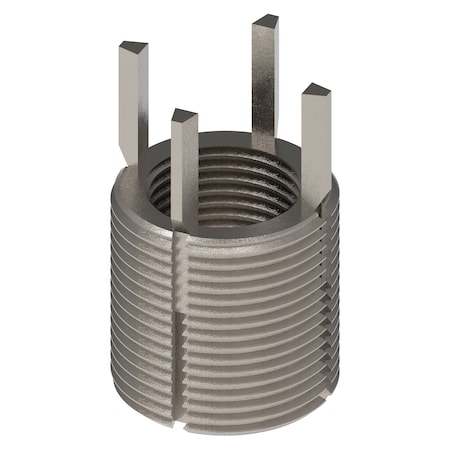 Zoro Select Key Locking Thread Insert, Heavy Wall, 4 Keys, M24-2.00 Int Thrd Sz, M33-2.00 Ext Thrd Sz, 10 PK 217-076575