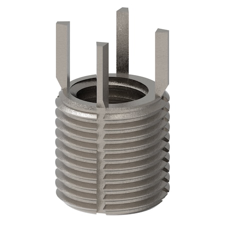 Zoro Select Key Locking Thread Insert, Thin Wall, 4 Keys, M12-1.75 Int Thrd Sz, M16-1.50 Ext Thrd Sz, 10 PK 217-077356