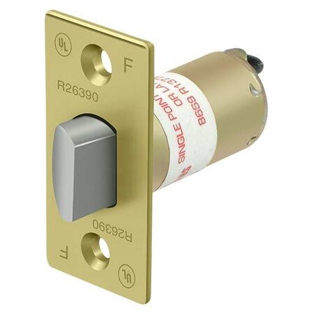 Deltana Gr2 Regular Latch Pass/Priv, 2-3/4" Bright Brass G2RLP275U3