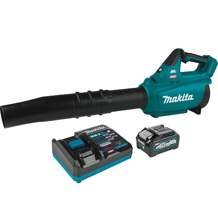 Makita Battery Powered Handheld XGT Leaf Blower Kit, Battery Included GBU01M1