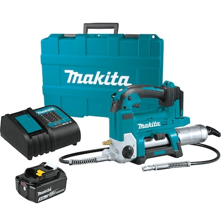 Makita Cordless Grease Gun, Metal, 18 V XPG01S1