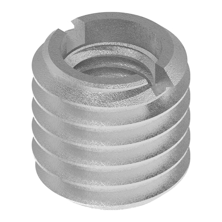 Zoro Select Standard Wall Self Locking Thread Insert, 5/16"-24 Int Thrd Sz, 18-8 Stainless Steel EZ-303-524