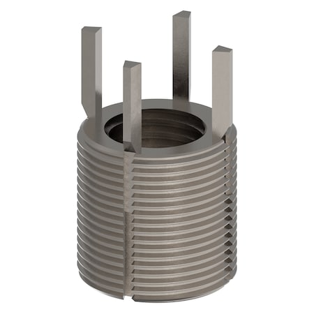 Zoro Select Key Locking Thread Insert, Heavy Wall, 4 Keys, 7/8"-9 Int Thrd Sz, 1 1/4"-12 Ext Thrd Sz, 10 PK 217-076310