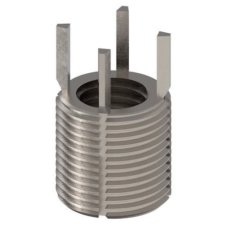 Zoro Select Key Locking Thread Insert, Heavy Wall, 4 Keys, M14-2.00 Int Thrd Sz, M20-1.50 Ext Thrd Sz, 10 PK 217-076370