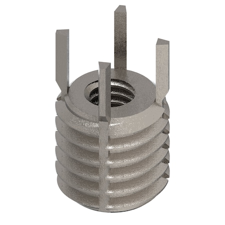 Zoro Select Key Locking Thread Insert, Heavy Wall, 4 Keys, M4-0.70 Int Thrd Sz, M8-1.25 Ext Thrd Sz, 10 PK 217-076363