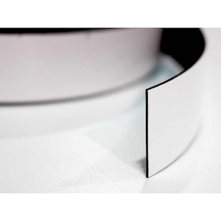Visual Workplace Magnet-Strip, .030", 1"x50, White 40-702-0150-601
