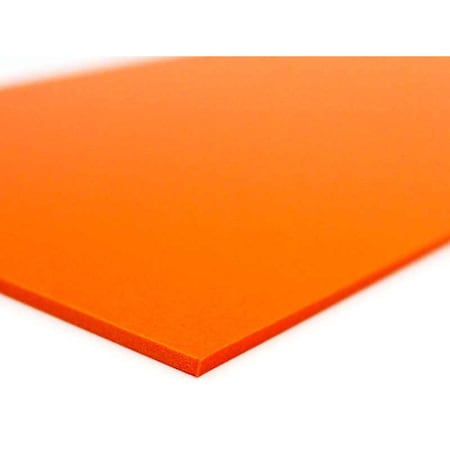 Visual Workplace PVC-Board, Orange, 48"x96 15-1924-4896-628