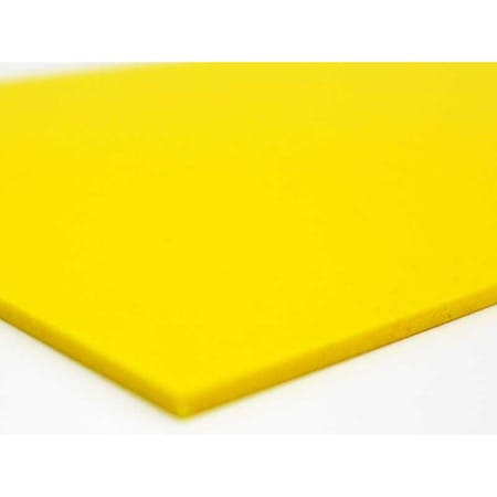 Visual Workplace PVC-Board, Yellow, 12"x12" 15-1924-1212-618