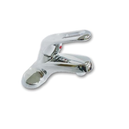 Dominion Faucets Single Handle Lavatory Faucet, Single L, 1.5 gpm, w/Popup, Brushed Nickel 77-1632