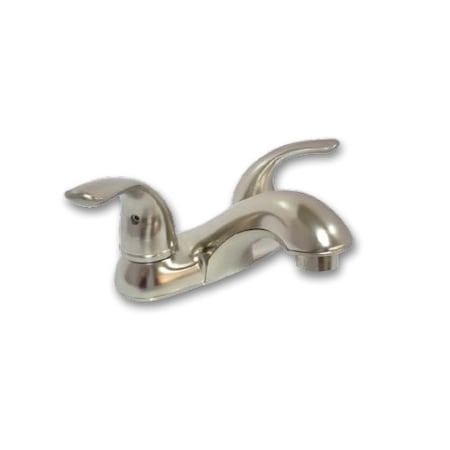 Dominion Faucets Dual Handle Lavatory Faucet, 2 Handle, Br Nickl, 1.5 gpm, Brushed Nickel 77-3291