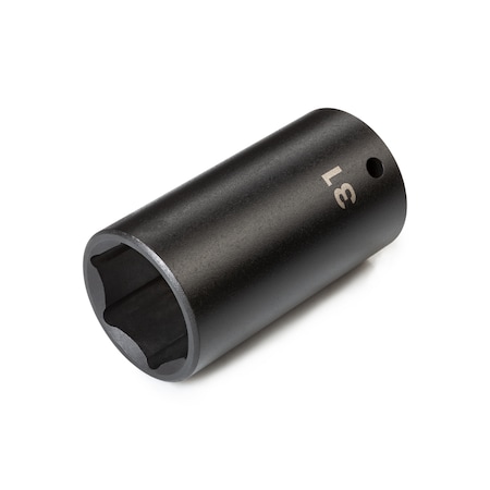 Tekton 1/2 Inch Drive x 31 mm Deep 6-Point Impact Socket SID23131