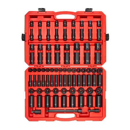 tektek　1207 TecoTek 30 Pieces 1/2-Inch Drive Shallow Metric Impact