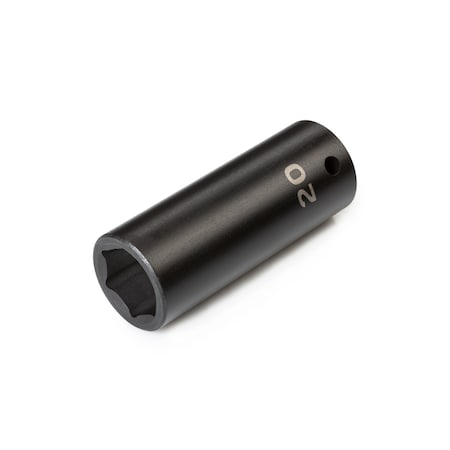 Tekton 1/2 Inch Drive x 20 mm Deep 6-Point Impact Socket SID23120