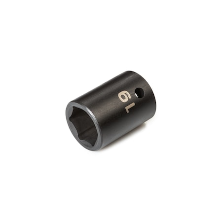 Tekton 1/2 Inch Drive x 19 mm 6-Point Impact Socket SID22119