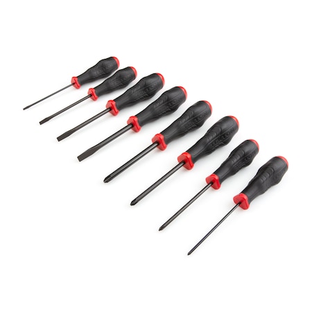 Tekton High-Torque Black Oxide Blade Screwdriver Set, 8-Piece (#0-#3, 1/8-5/16 in.) DRV41215