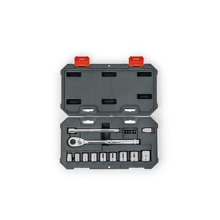 Crescent 16 Piece 3/8" Drive 12 Point SAE Mechanics Tool Set CSWS6C