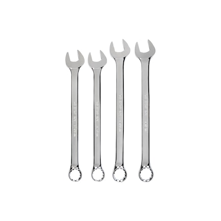Tekton Combination Wrench Set, 4-Piece (1 - 5/16 - 1-1/2 in.) WCB90102