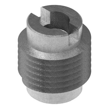 Zoro Select Knife Thread Insert, No. 6-32 Int Thrd Sz, 3/8 in L, 1/4 in Dia., 18-8 Stainless Steel, Plain, 10 PK 400-006-CR-PK10