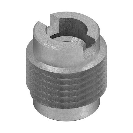 Zoro Select Knife Thread Insert, M6-1.00 Int Thrd Sz, 12.7 mm L, 9.525 mm Dia., 18-8 SS, Plain, 10 PK 400-M6-CR-PK10