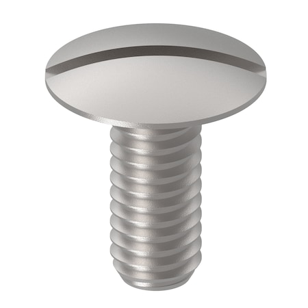 Zoro Select 5/16"-18 x 3/4 in Truss Head Slotted Round Machine Screw, 18-8 Stainless Steel, Passivated ZW1244