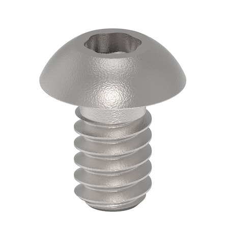 Zoro Select No. 4-40 x 3/16 in Torx Button Standard Machine Screw, Unfinished A286 Stainless Steel ZBM105-286