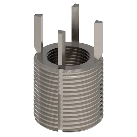 Zoro Select Key Locking Thread Insert, Heavy Wall, 4 Keys, M20-1.50 Int Thrd Sz, M30-2.00 Ext Thrd Sz, 10 PK 217-077573