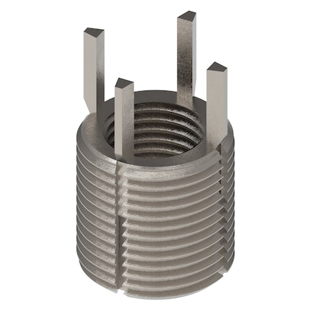 Zoro Select Key Locking Thread Insert, Heavy Wall, 4 Keys, M14-1.50 Int Thrd Sz, M20-1.50 Ext Thrd Sz, 10 PK 217-076570