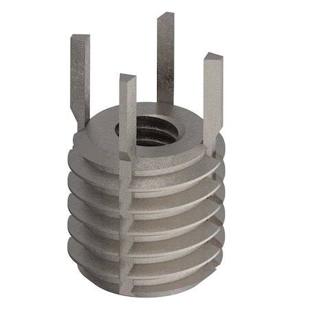 Zoro Select Key Locking Thread Insert, Heavy Wall, 4 Keys, M4-0.70 Int Thrd Sz, M8-1.25 Ext Thrd Sz, 10 PK 217-077363