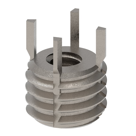 Zoro Select Key Locking Thread Insert, Extra Heavy Wall, 4 Keys, 1/4"-20 Int Thrd Sz, 1/2"-13 Ext Thrd Sz, 10 PK 217-077334