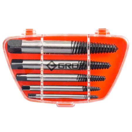 Groz Extractor Screw Set, 5 pcs. 09355