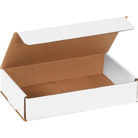 Partners Brand Corrugated Mailers, 10" x 6" x 2", White, 50/Bundle M1062