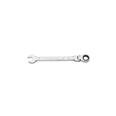 Gearwrench 17mm 90-Tooth 12 Point Flex Head Ratcheting Combination Wrench 86717