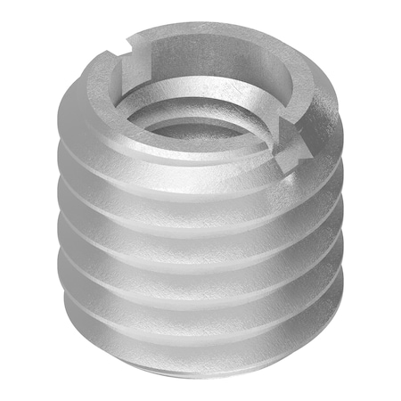 Zoro Select Heavy Wall Self Locking Thread Insert, 5/16"-18 Int Thrd Sz, Steel, 10 PK 329-5IC-PK10