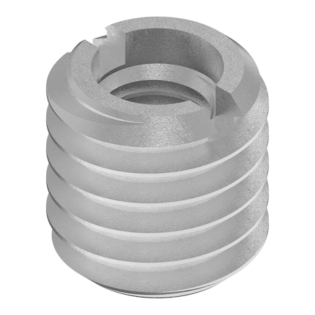 Zoro Select Standard Wall Self Locking Thread Insert, 1/4"-28 Int Thrd Sz, Steel EZ-329-428
